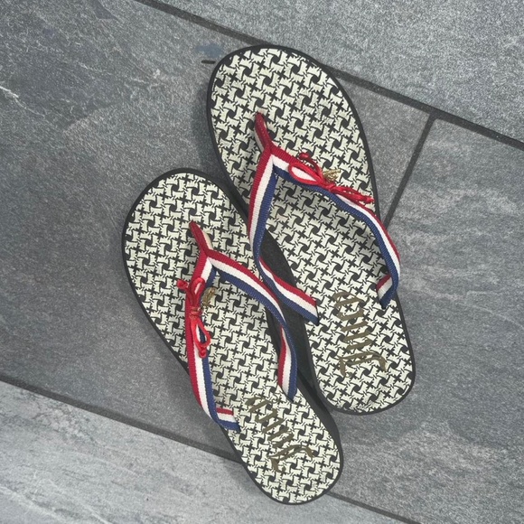 juicy couture vintage platform thong sandals flip flops - Picture 6 of 7